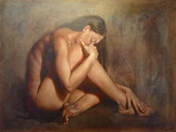 Aestheticism oil painting