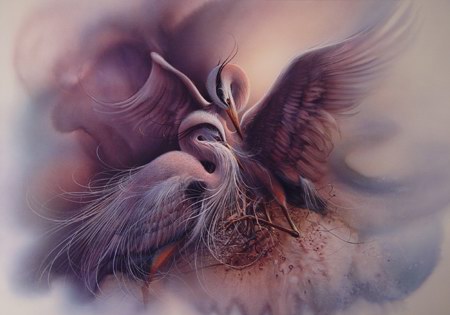 Aestheticism oil painting