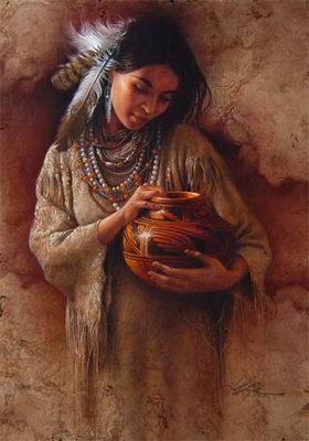 Aestheticism oil painting