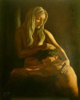 Aestheticism oil painting