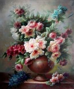 Flower B oil painting