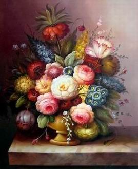 Flower B oil painting