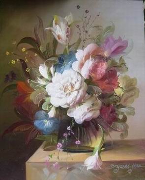 Flower B oil painting