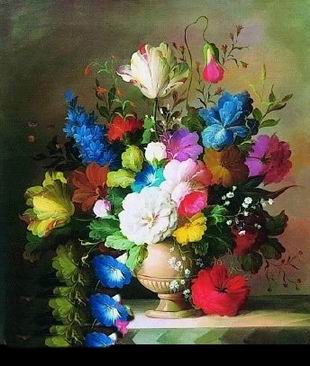 Flower B oil painting