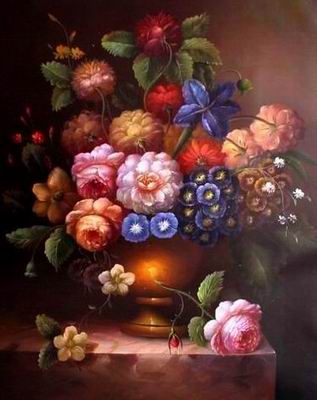 Flower B oil painting