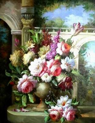 Flower B oil painting