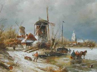 Landscape A oil painting