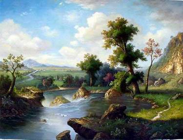 Landscape A oil painting