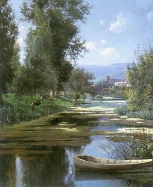 Landscape A oil painting