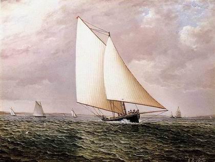 Seascape oil painting