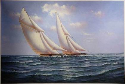 Seascape oil painting