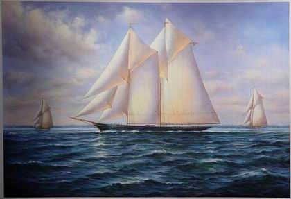 Seascape oil painting