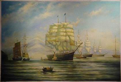 Seascape oil painting