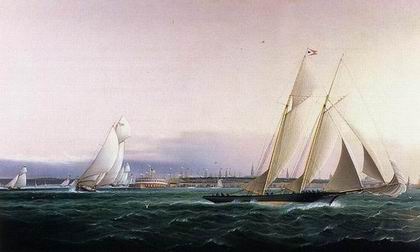 Seascape oil painting