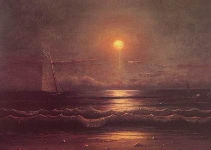 Seascape oil painting