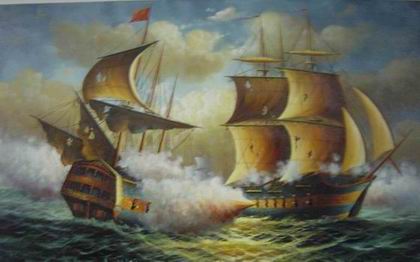 Seascape oil painting