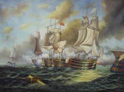 Seascape oil painting