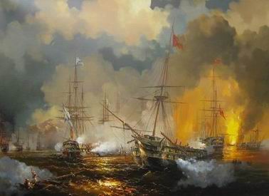 Seascape oil painting