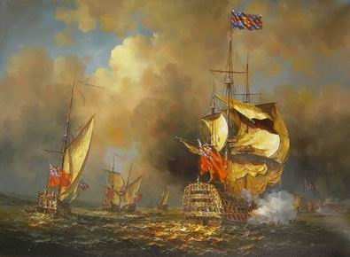 Seascape oil painting