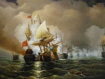 Seascape oil painting