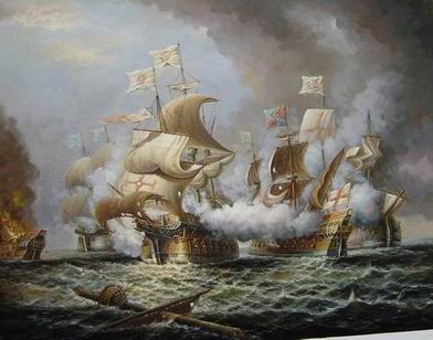 Seascape oil painting