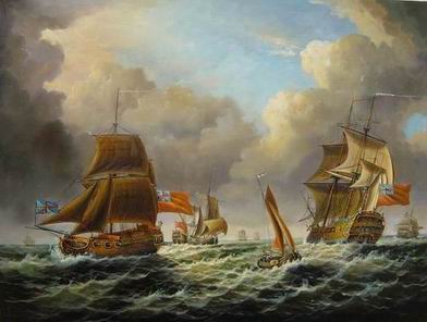 Seascape oil painting