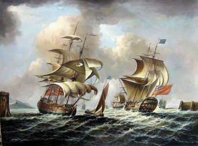 Seascape oil painting