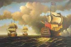 Seascape oil painting