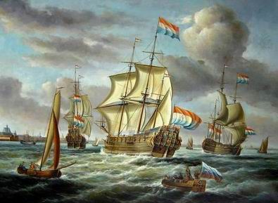 Seascape oil painting