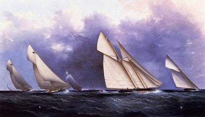 Seascape oil painting