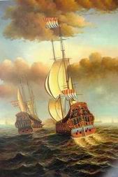 Seascape oil painting