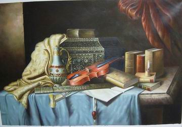 Book oil painting