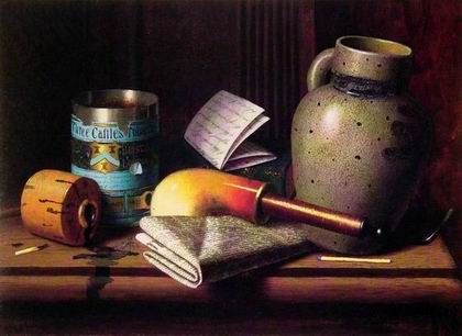 Book oil painting