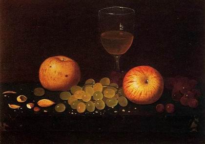 Fruit oil painting