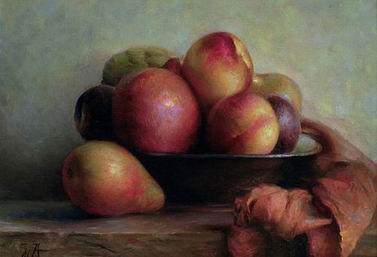 Fruit oil painting