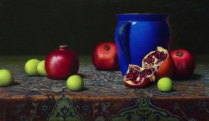 Fruit oil painting