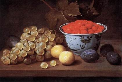 Fruit oil painting
