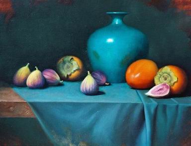 Fruit oil painting