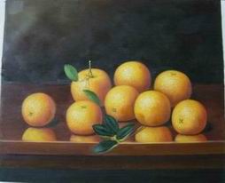 Fruit oil painting