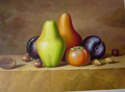 Fruit oil painting