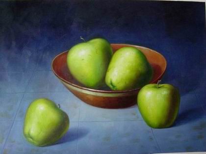 Fruit oil painting