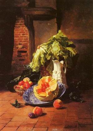 Fruit oil painting