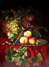 Fruit oil painting