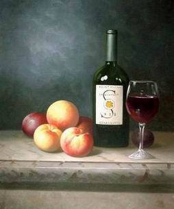 Fruit oil painting