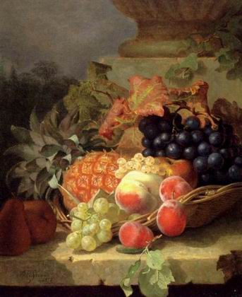 Fruit oil painting