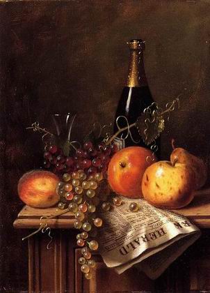 Fruit oil painting