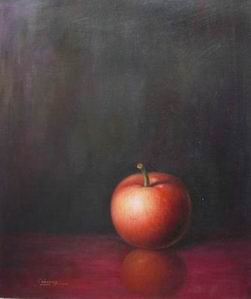 Fruit oil painting