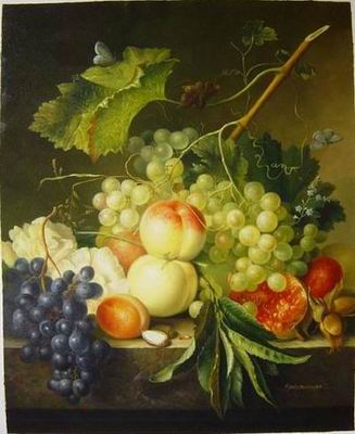 Grape oil painting