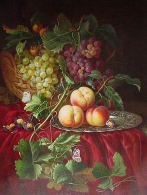 Grape oil painting