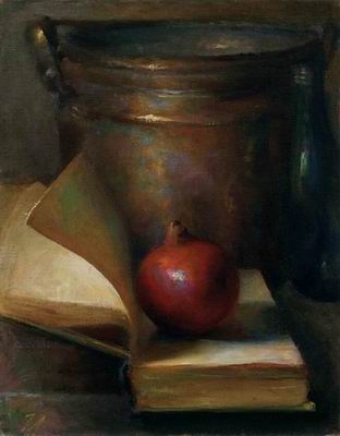Still life oil painting